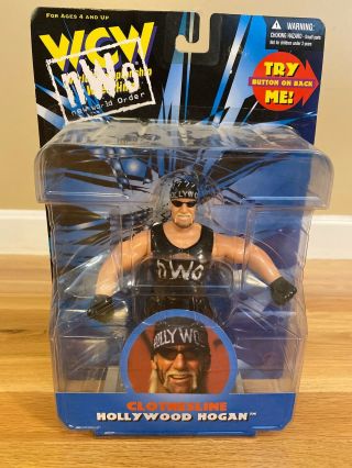 Wcw Nwo Clothesline Hollywood Hogan | Wrestling Action Figure | 1998 | Nib