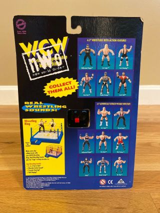 WCW NWO Clothesline Hollywood Hogan | Wrestling Action Figure | 1998 | NIB 3