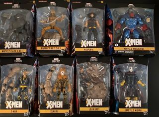 Marvel Legends Age Of Apocalypse Complete Set 9 Figures Morph X - Man Jean Beast,