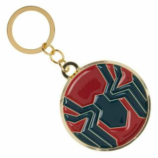Marvel Mcu Avengers Infinity War Iron Spider Spider - Man Logo Keychain