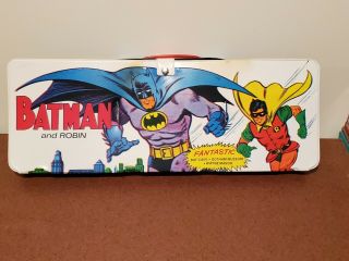 Batman And Robin Batcave Wayne Manor Gotham Museum Playset Vintage 1973 Ideal