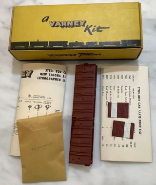 Vintage Varney Ho Scale Pennsylvania Merchandise Service 40’ Box Car Partial Kit