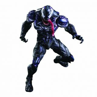 Officially Licensed Marvel Venom Anime Variant Play Arts Kai Action Figure