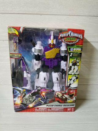 Power Rangers Dino Supercharge Plesio Charge Megazord Zord Builder 2 Modes