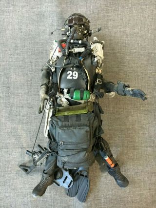 Hot Toys 12 " 1/6 Scale Us Navy Seal Udt Team Exclusive Action Figure Nhl - 9