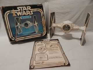 Star Wars Vintage (white) 1977 Tie Fighter Box Instructions Loose Complete