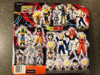 2004 Jakks Dragon Ball GT Baby Vegeta vs SS3 Goku Set Rare Blonde Variant 3