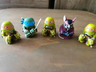 Tmnt Teenage Mutant Ninja Turtles 5 Mini Figures Joblot