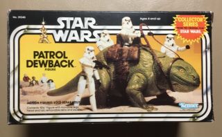 Vintage Star Wars Patrol Dewback Collectors Series In The Box,  M.  I.  B.