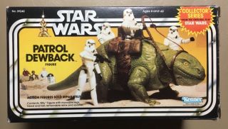 Vintage Star Wars Patrol Dewback Collectors Series in the Box,  M.  I.  B. 3