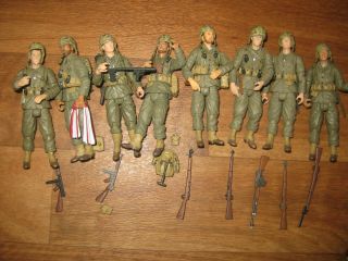 8 Loose & Complete Ultimate Soldier 1:18 Xd Wwii Us Marine Corps Figures