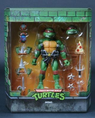 2020 7 Teenage Mutant Ninja Turtles Ultimates Raphael Wave 1 TMNT 3