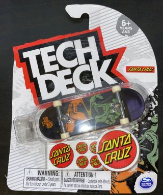 Tech Deck October 2020 Skate Fingerboard Santa Cruz Screaming Hand Rare