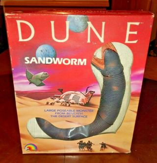Vintage 1984 Ljn Dune Sandworm Toy Factory &