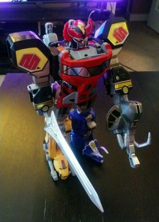 Mighty Morphin Power Rangers Legacy Megazord 20th Anniversary Complete Oob