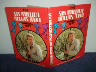 Vintage The Six Million Dollar Man - Lee Majors Tv Series Annual 1977,  Unclipped