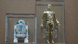 1977 Star Wars Afa Graded R2d2 (80) And C - 3po (75, )