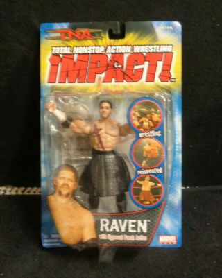 Raven Tna Impact Wrestling Action Figure Marvel Toys In Package L@@k