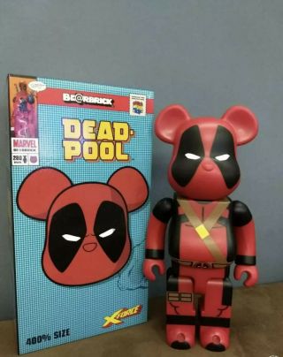 Marvel Be@rbrick 400 Deadpool Medicom Toys Bearbrick Deadpool Figure