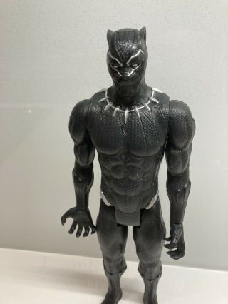 Marvel Avengers Titan Hero Series Fx 12 Inch Black Panther Action Figure.