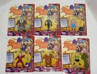 The Addams Family Action Figures By Playmates 1992 Full Set Of 6 Unpunched Moc