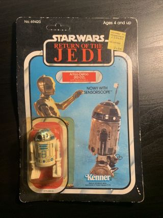 1983 Star Wars Return Of The Jedi Artoo Detoo R2 D2 With Sensorscope Kenner