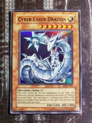Yugioh Cyber Laser Dragon Soi - En007 Ultra Rare Nm Near
