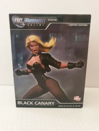 Dc Universe Online Black Canary Statue Jim Lee Dc Limited Edition 1158/4000