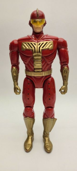 Turbo Man 13.  5 " Tiger Electronics 1996 Jingle All The Way Movie Action Figure