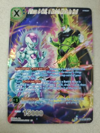 Vicious Rejuvenation Dragon Ball Card Frieza & Cell,  A Match Made In Hell