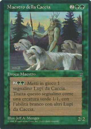 Mtg Magic The Gathering Italian Legends Master Of The Hunt 