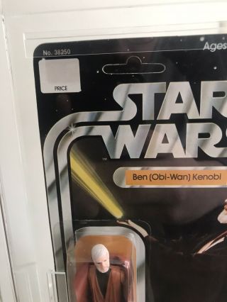 1978 Kenner Star Wars 12 - Back A AFA 80 Ben (Obi - Wan) Kenobi Grey C85 B80 F75 3