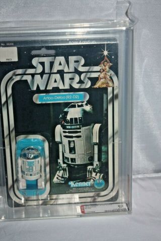 Vintage 1978 Kenner Star Wars 12 Back R2 - D2 Afa 60 Moc Graded Action Figure