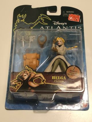 2000 Disney Atlantis Helga Collectible Action Figure