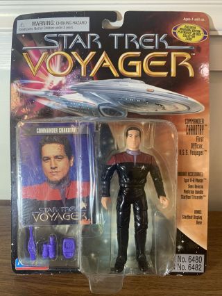 Star Trek Voyager Commander Chakotay Action Figure 1995 Playmates