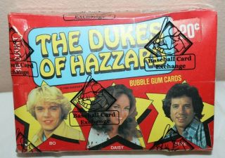 The Dukes Of Hazzard Vintage 1980 Donruss Bubble Gum Cards Bce Wax Box
