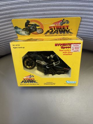Kenner Street Hawk Streethawk Motorcycle With Jesse Mach Rider Unpunched