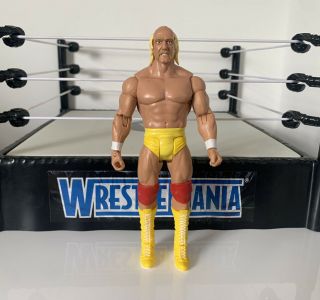 Wwe Hulk Hogan Wrestling Figure Mattel Basic Wrestlemania Heritage Series Wwf