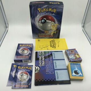 1999 Pokemon Trading Card Game Starter Gift Box Inserts No Cards