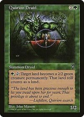 Quirion Druid Card X (1) Mtg Visions Excellent/near - 4rcards
