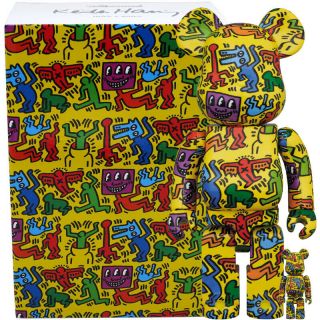Medicom Toy Be@rbrick Bearbrick Keith Haring 5 100 & 400 Figure