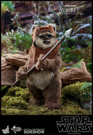 Hot Toys Star Wars Vi: Return Of The Jedi Wicket Action Figure 1/6 Scale Mms550