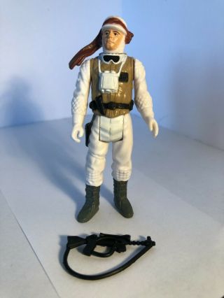 Vintage 1980 Kenner Hong Kong Star Wars Luke Skywalker Hoth Battle Gear & Weapon