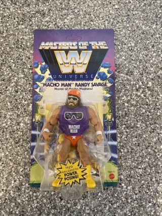 Masters Of The Wwe Universe Macho Man Randy Savage Motu Mattel Moc