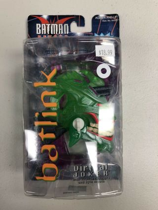1999 Hasbro Batman Beyond Batlink Virtual Joker Figure In Package
