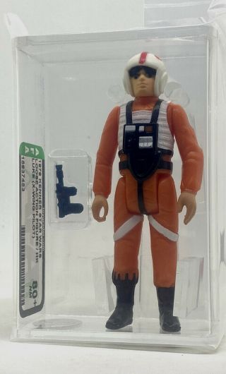 Kenner Star Wars Luke Skywalker X - Wing Pilot Hk Afa 80,  Loose Vintage Case