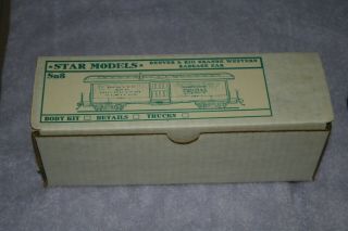 Star Models D&rgw Baggage Car Kit In Sn3 Scale