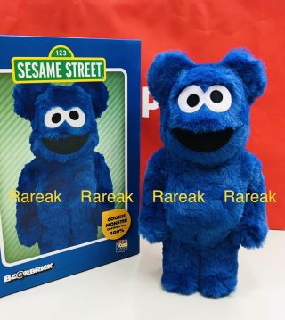 Medicom Bearbrick 2021 Sesame Street Cookie Monster Costume Ver 400 Be@rbrick