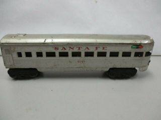 Vintage MARX Santa Fe 3197 Observation Car El Capitan 3