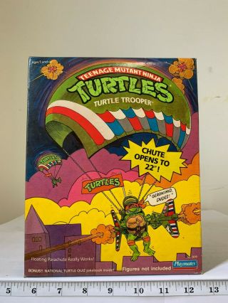 Teenage Mutant Ninja Turtles Tmnt Turtle Trooper Chutes Playmates Parachute Box